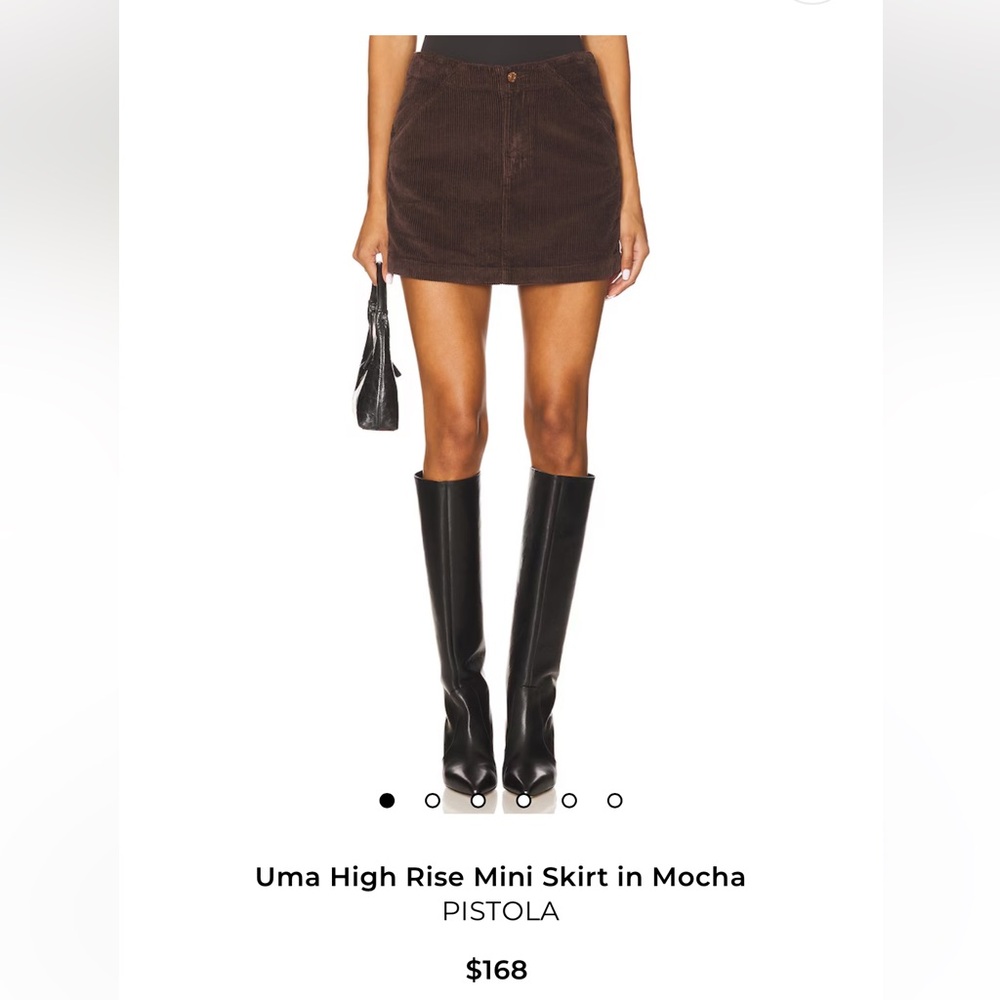 NWT Pistola Uma Mini Skirt, Mocha, size 23